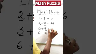 Math Puzzle #mathpuzzle #viralvideo #shorts