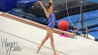 Getting Ready for Nationals | Floor Routine | Whitney Bjerken