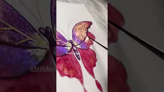@littleheartcreates: Ethereal Butterfly Art with Skrim's Shimmer and Shine Box