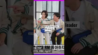 Jin Doesn't like RM why???? 🐹😘🤭 #방탄소년단 #bts #runningman