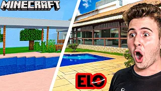 FIZ A NOVA MANSÃO ELO NO MINECRAFT!