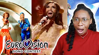 AMERICAN REACTS TO ALL EUROVISION WINNERS 1956-2022!! (PART 2)