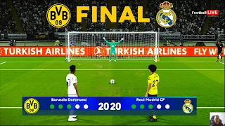 Borussia Dortmund vs Real Madrid - Penalty Shootout | Final UEFA Champions League 2023/24 | PES