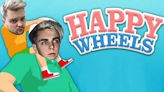 МОКРИВСКИЙ ИГРАЕТ в HAPPY WHEELS с  МАРКОМ ГУАКАМОЛЕ + БОНУС В КОНЦЕ / MOKRIVSKIY ХЭППИ ВИЛС