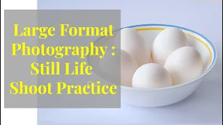 Large Format Photography Diary :  Still Life practice Shoot