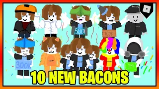 How to get ALL 10 NEW BACONS in FIND THE BACONS || Roblox