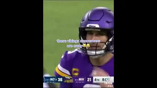 Vikings announcers are wild!!