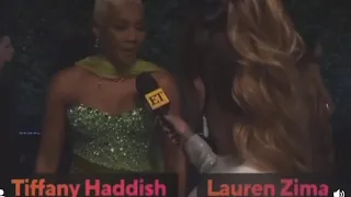 Tiffany Haddish Failed Attempt at Checking an Interviewer
