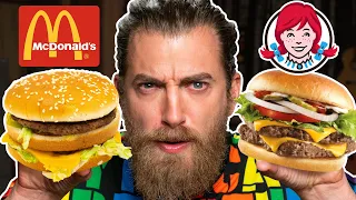 McDonald's vs. Wendy's Taste Test | FOOD FEUDS