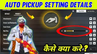 FREE FIRE AUTO PICKUP SETTING FULL DETAILS | FREE FIRE PRO PLAYER SETTING 2022