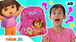 Ava Shares Book Collection w/ Dora, PAW Patrol, & More | What's in My Backpack? 🎒Ep. 4 | Nick Jr.