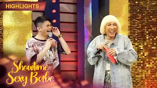 "Nakita ko yung alkansya ni Nate!" Vice and Vhong laugh hard because of Ogie's dance | It’s Showtime