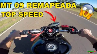 MT 09 TOP SPEED | REMAPEADA