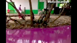 Aguas de color rosado, un atractivo turístico desconocido en San Juan de Urabá