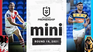 Fifita off the bench and into beast mode | Dragons v Titans Match Mini | Round 19, 2021 | NRL