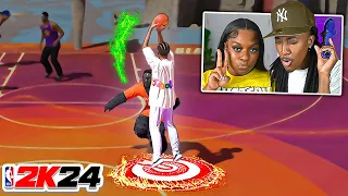 My GIRLFRIEND Made Me The BEST JUMPSHOT In NBA 2k24