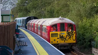 *RARE* Island Line 484004 pushing 483006 departing Smallbrook junction 20th October 2021