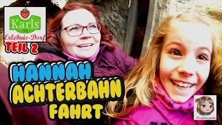 ACHTERBAHN 🎢 UND AUTOSCOOTER FAHREN 🍓 Hannah in Karls Erlebnis-Dorf Elstal