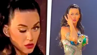 KATY PERRY PIERDE EL CONTROL DE UNO DE SUS OJOS EN PLENO CONCIERTO Y LA IMAGEN DA LA VUELTA AL MUNDO