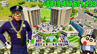 Franklin Poor Life To Rich Life And Shinchan,pinchan & Chop Earn $1000,000,000 in gta 5 || SumitOP