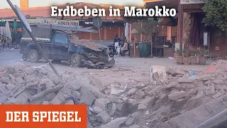 Erdbeben in Marokko: Erst Panik, dann Verwüstung