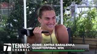 Aryna Sabalenka Developing Her Game for Roland Garros | 2024 Rome Quarterfinals