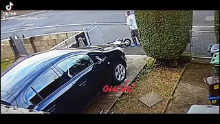 OUCH! KID CRASHES INTO GATE ON ELECTRIC BIKE *DANGEROUS*