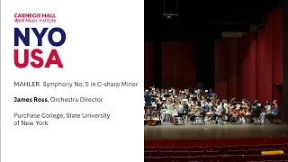 NYO-USA Rehearses Mahler’s Symphony No. 5
