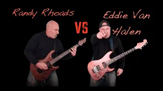 Randy Rhoads VS Eddie Van Halen (Guitar Riffs & Solo Battle)
