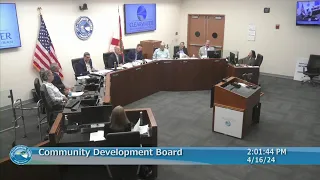 City of Clearwater - Community Development Board 4/16/24