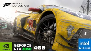 Forza Motorsport | RTX3050 4GB | Laptop | intel i5 11400h | 16GB Ram