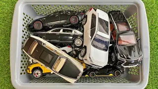 Box Full of Diecast Cars - Rolls Royce, Brabus Rocket, Maybach, Lamborghini, Lexus, Toyota, Mercedes