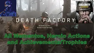 CoD: WWII All Mementos, Heroic Actions, and Achievements Guide Mission 7 (Death Factory)