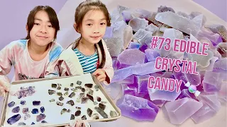 How to make KOHAKUTOU | Edible Crystal Jelly Gemstones | Japanese Candy 可以吃的寶石♢琥珀糖#73