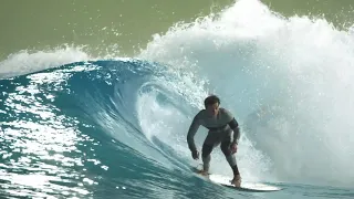 Zeke Lau and Keanu Asing at Wave Park, Wavegarden South Korea.