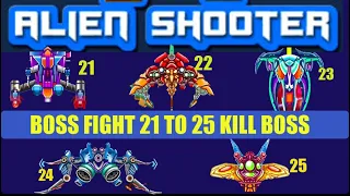 Galaxy Attack Alien shooter |All Boose|Level 21 To 25|Boss Mod By New Apache Gamers