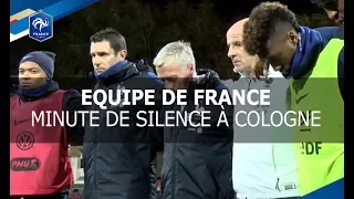 Equipe de France : minute de silence des Bleus à Cologne I FFF 2017