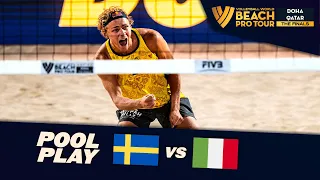 Åhman/Hellvig vs. Carambula/Ranghieri - Day 1 Highlights | Doha Finals 2023 #BeachProTour