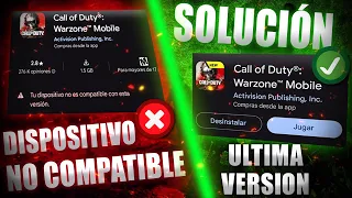 Como Descargar WARZONE MOBILE en Celulares NO Compatibles | Jugar en dispositivos NC Solución 2024