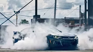 Chevy Camaro Burnout Compilation (BRUTAL)