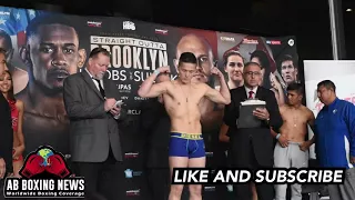 Dimash “ Lighting “ Niyazov full weigh-in and face off for April 28