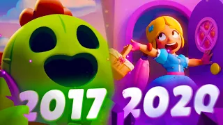 🔥ВСЕ МУЛЬТИКИ БРАВЛ СТАРС 2017-2020 | Brawl Stars All Animation