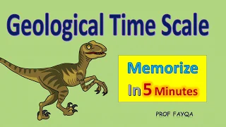 Geological Time Scale and Fossils l Memorize time scale chart in 5 minutes