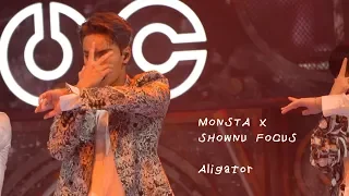 [4K] 191116  MONSTA X - Intro + Aligator 셔누 직캠 (SHOWNU Fancam) @VLIVE AWARDS V HEARTBEAT