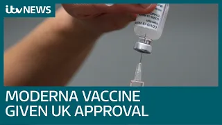Covid: Moderna vaccine given approval for use in UK | ITV News