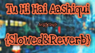 Tu Hi Hai Aashiqui | Slowed+Reverb | Arijit Singh | Lofi Song |Full Song |Dil Ne Kaha Tha Na Tadpega