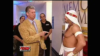 Mr. McMahon speaks to Sabu 01/30/2007