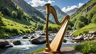 Heavenly Music 😌 Relaxing Harp Music for Peace & Stress Relief