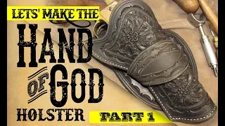 Cowboy Action Leatherworking: Making the 'Hand of God' Leather Holster from "3:10 to Yuma" -- PART 1