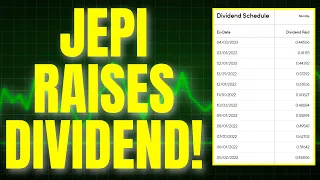 BIG JEPI Dividend Update! Dividend Increase 2023